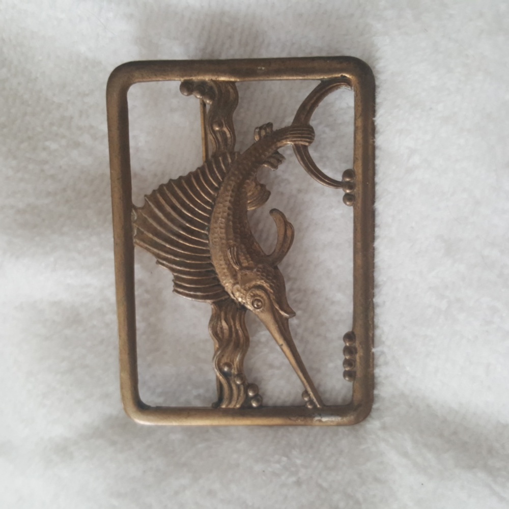 Truart Sterling 925 Vintage Swordfish Pin